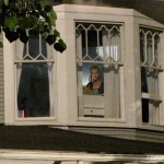 Hayden Panettierre in window
